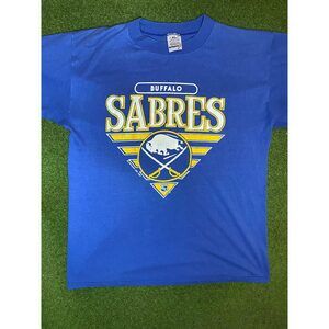 90s Buffalo Sabres - Vintage NHL Tee (XL)